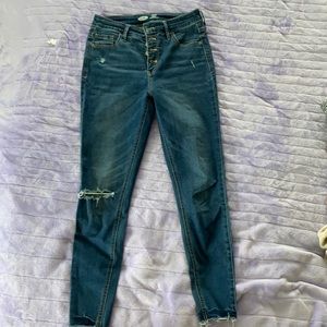Dark blue skinny jeans